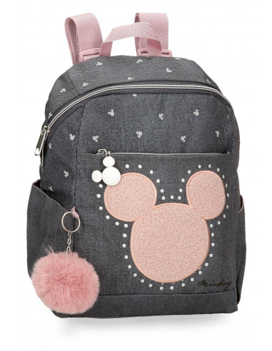 3822121 BACKPACK  35CM. MICKEY STUDS